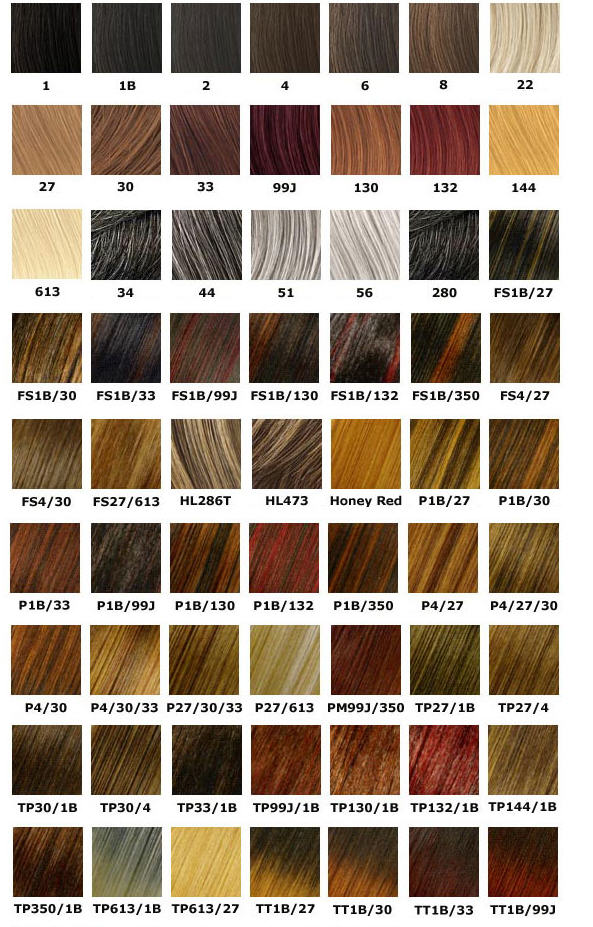 ombre color chart